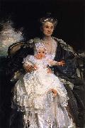 John Singer Sargent Mrs. Henry Phipps and Her Grandson Winston oil painting on canvas